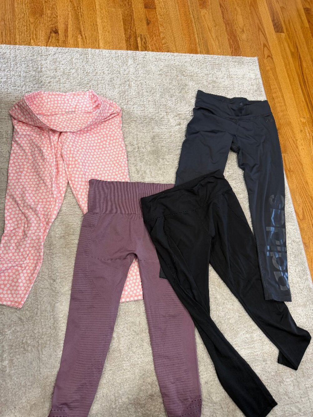 Athletic Leggings-Sz. Large-4 pair (like new)